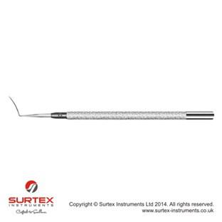 Preparator rogwkowy ktowy-wygite ostrze 12cm/Corneal Dissector Angled-Curved Blade 12cm