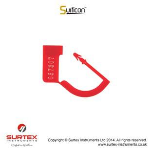 Sutricon™Sterile plomba czerwona z numerami/Surticon™Sterile Security Seal Red+Numbers