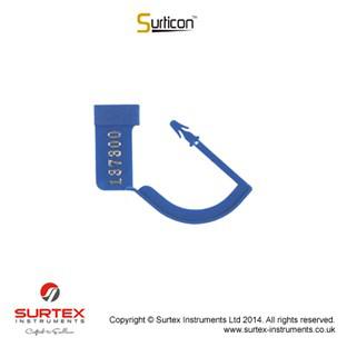 Sutricon™Sterile plomba niebieska z numerami/Surticon™Sterile Security Seal Blue+Number