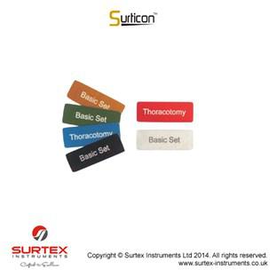 Sutricon™etykieta identyfikacyjna,czarna/Surticon™Sterile Identification Label,Black