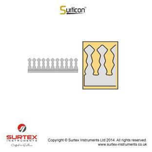 Sutricon™system mocujcy silikonowy,162x41mm/Surticon™Silicone Fixation System,162x41mm 