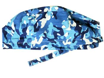 Zabawny czepek - wojskowy niebieski - M/FUNNY CAP - Military blue - M 