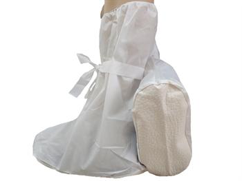 Wysokie biae antypolizgowe ochranicze na buty/HIGH WHITE ANTI-SLIP SOLE BOOT COVERS