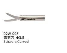 Pediatryczne noyczki wygite wielokrotnego uytku/Pediatric scissors curved reusable