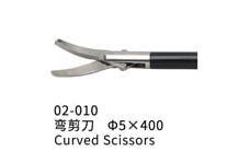 Laparoskopowe single port wygite noyczki wielorazowe/Laparoscopic single port curved scissors reus