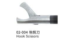 Noyczki haczykowe do 5mm narzdzi/5mm instrument tip hook scissors