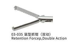 Kleszcze retencyjne (dwustronne) 5 mm narzdzie/5mm instrument retention forceps (double action)