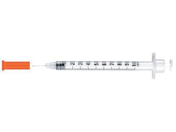 Insulina Strzykawki bez martwej przestrzeni 30G - 0.5ml/INSULINE SYRINGES NO-DEAD SPACE 30G - 0.5 ml