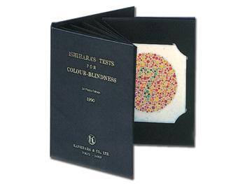 Test koloru Ishihary - ksika z 24 pytkami/ISHIHARA COLOUR TEST - book of 24 plates