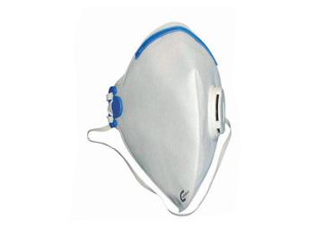 Skadana maska oddechowa FFP2-z zaworem/FOLD-FLAT RESPIRATORS FFP2-with valve