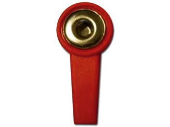 Zacisk zasilacza 4 mm - czerwony/CLIPS ADAPTORS 4 mm - red
